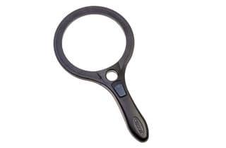 Rond vergrootglas met LED